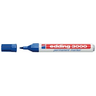 EDDING MARCADOR PERMANENTE 3000 AZUL EDDING MARCADOR PERMANENTE 3000 AZUL